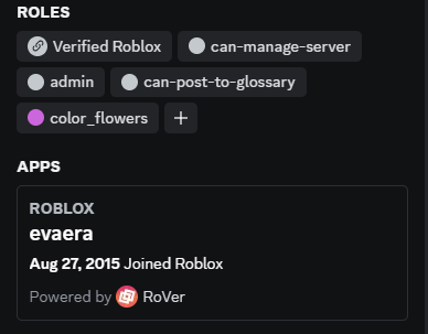 Create roblox discord server with assign roles by Bumboo